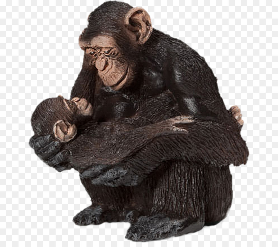 Schleich Schimpansen-Tier-Figur-Aktion & Spielzeug Figuren - Schimpanse