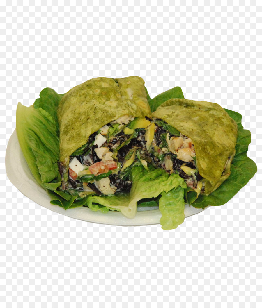 Wrap Vegetarische Gerichte Spinat-Salat Caesar salad - vegetarisch