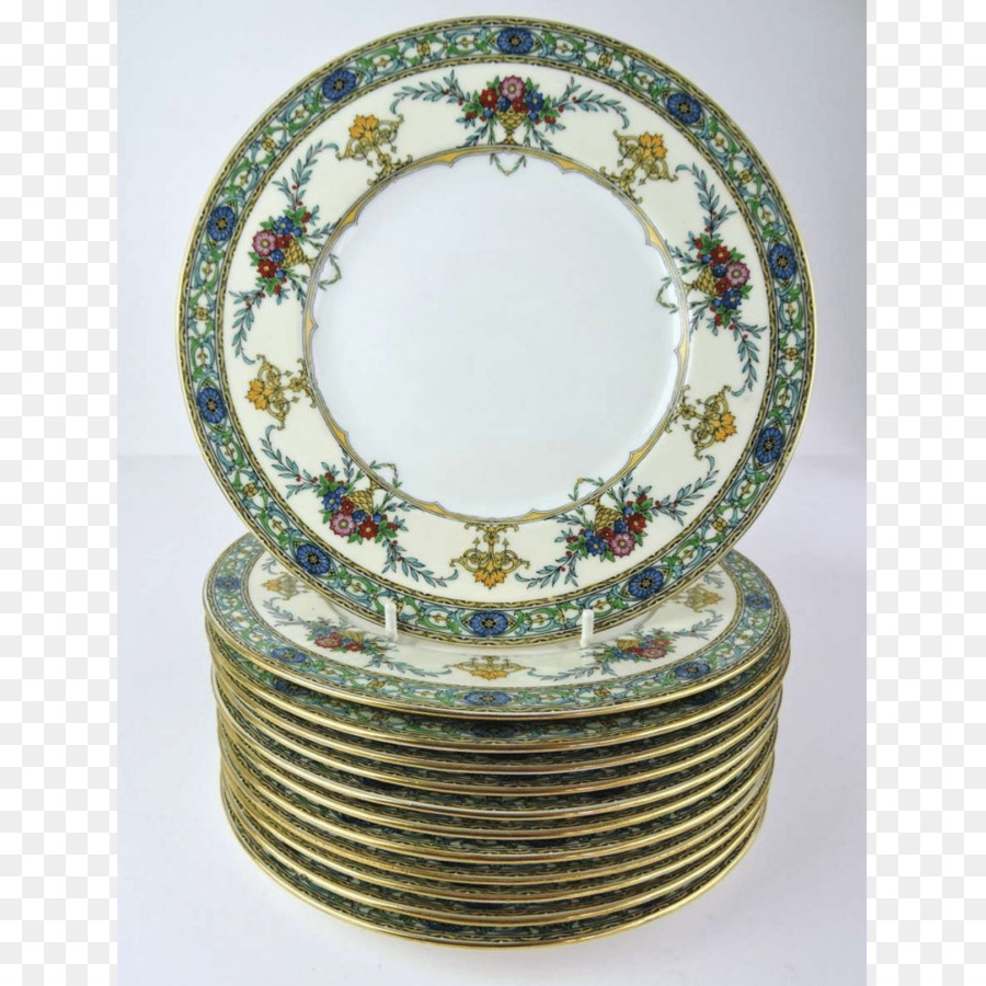 Teller Geschirr Untertasse Teller Belleek Keramik - chinesische Muster