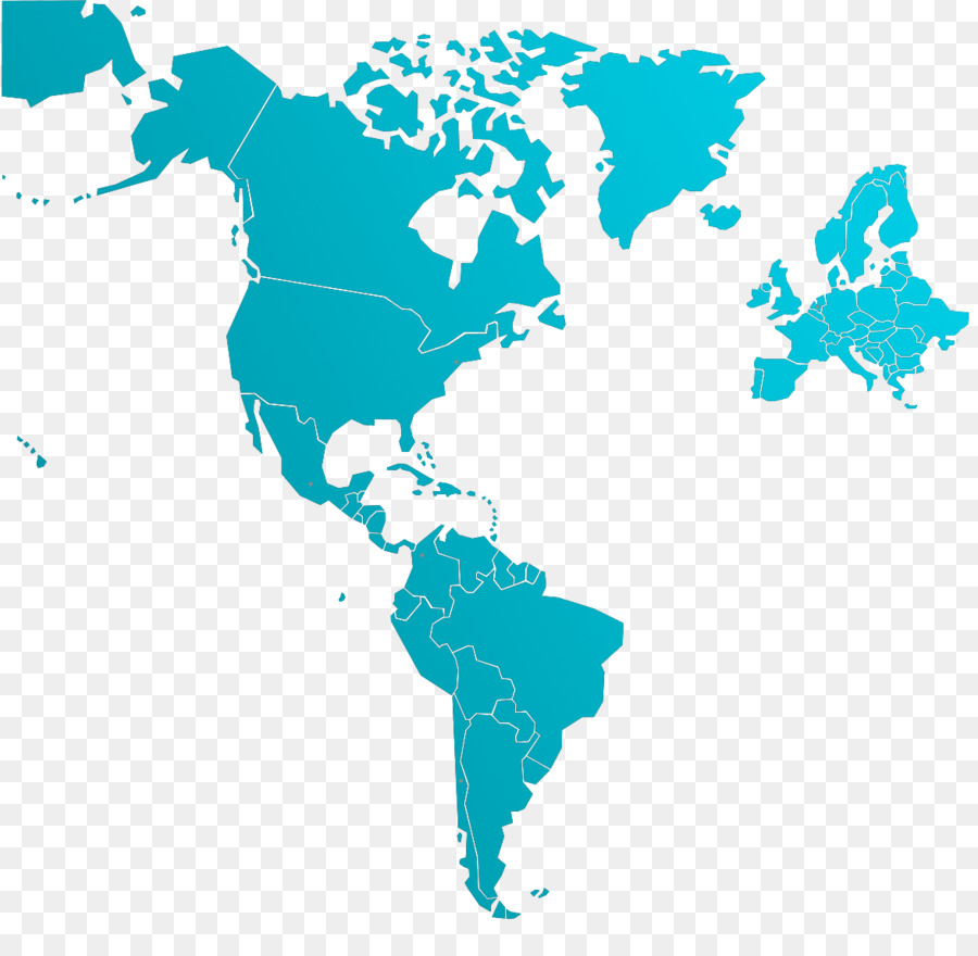 Mappa del mondo di Confine - gentilmente vettoriale