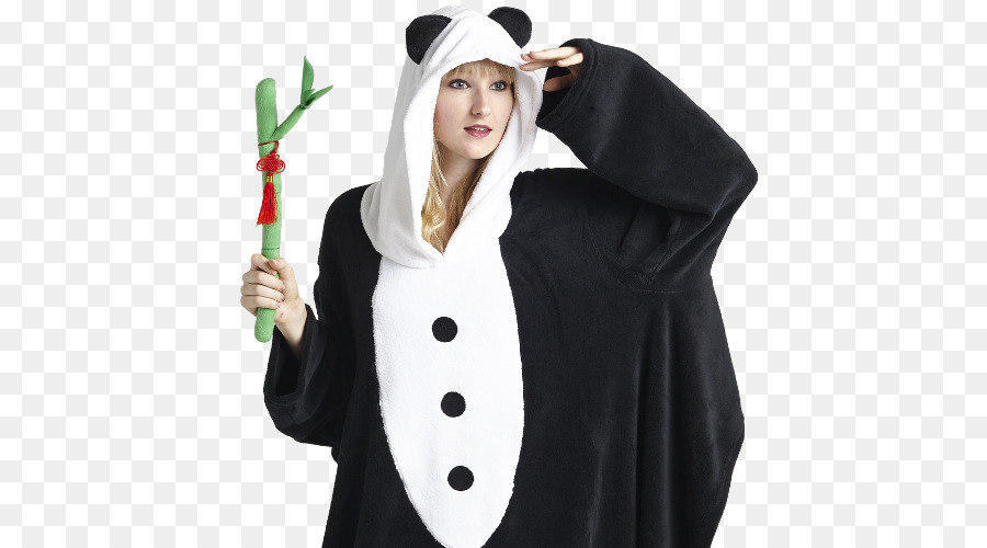 Giant panda Hoodie Pandas Tragen - Zongzi
