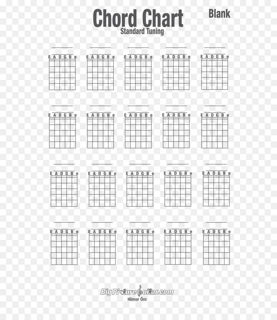 Guitar với Âm biểu đồ sơ đồ hợp Âm - in biểu đồ