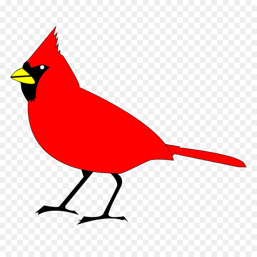 Cardinale nord di St. Louis Cardinals, Clip art - semplice uccello