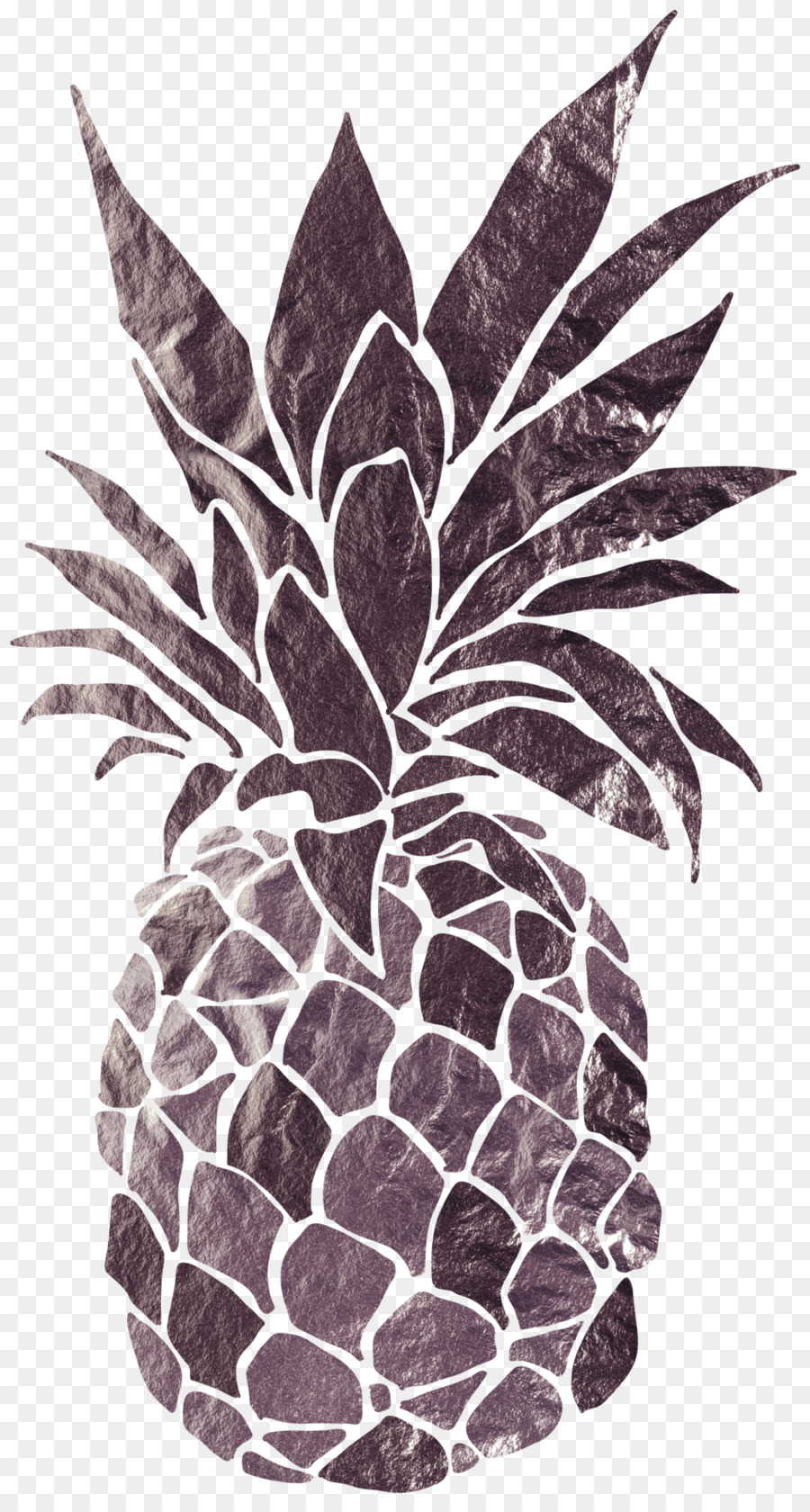 Tela stampa di Pittura di Ananas - reale lamina