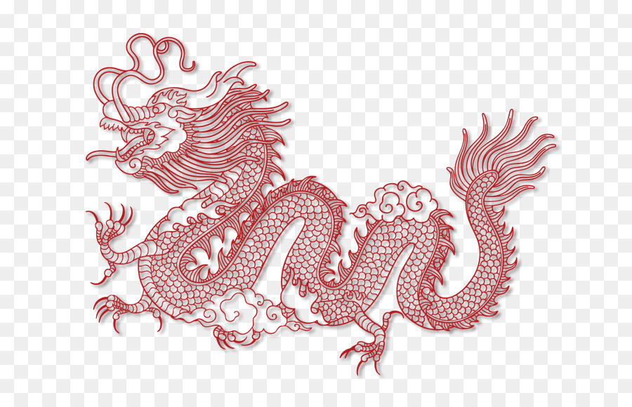 Chinesische Drachen-Chinese New Year - chinesischen Palast