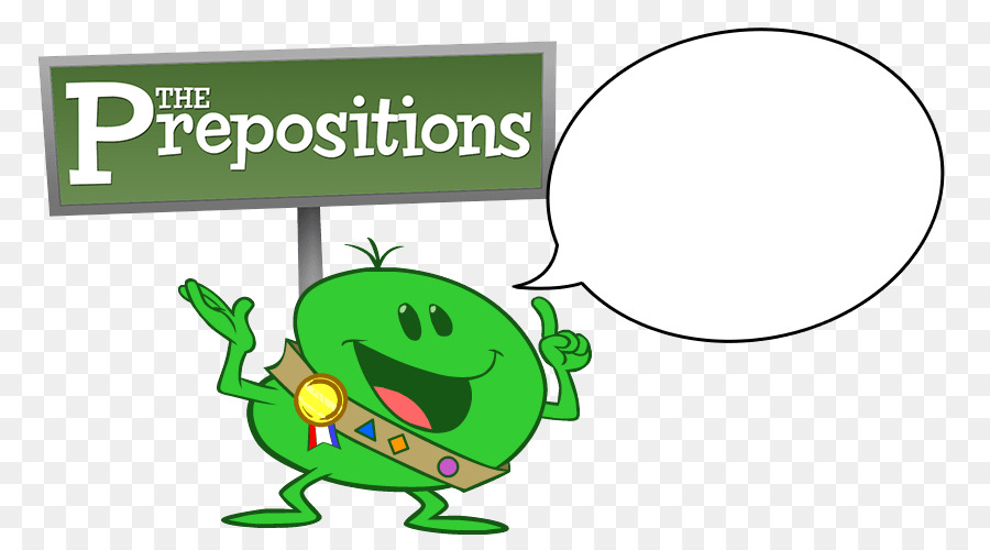 Präposition und postposition Pronomen Grammatik Englisch Wort - cartoon Karten