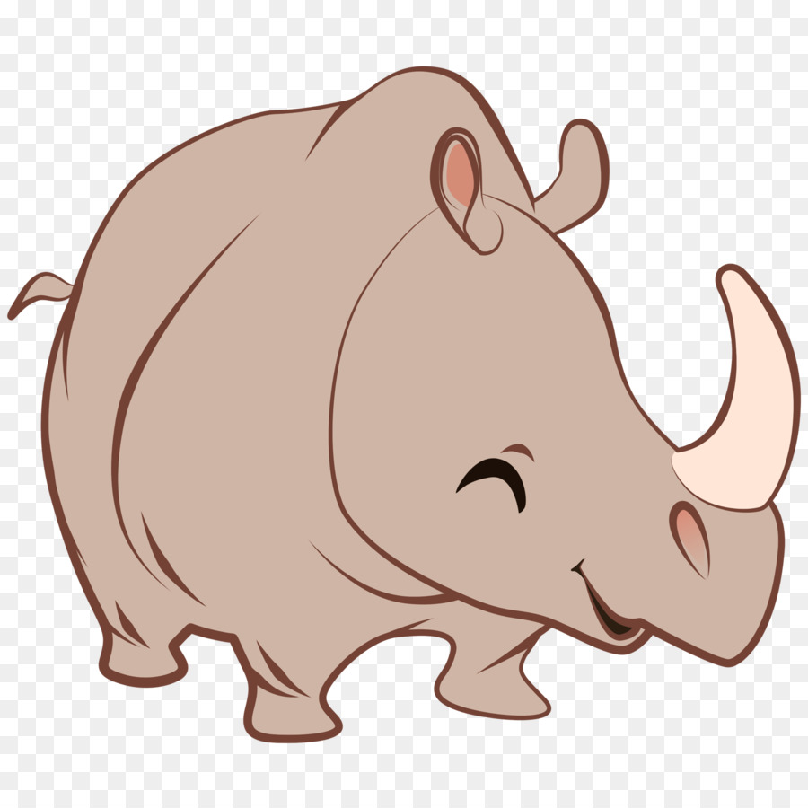 Javan rhinoceros Zeichnung Elefant-clipart - Dschungel safari