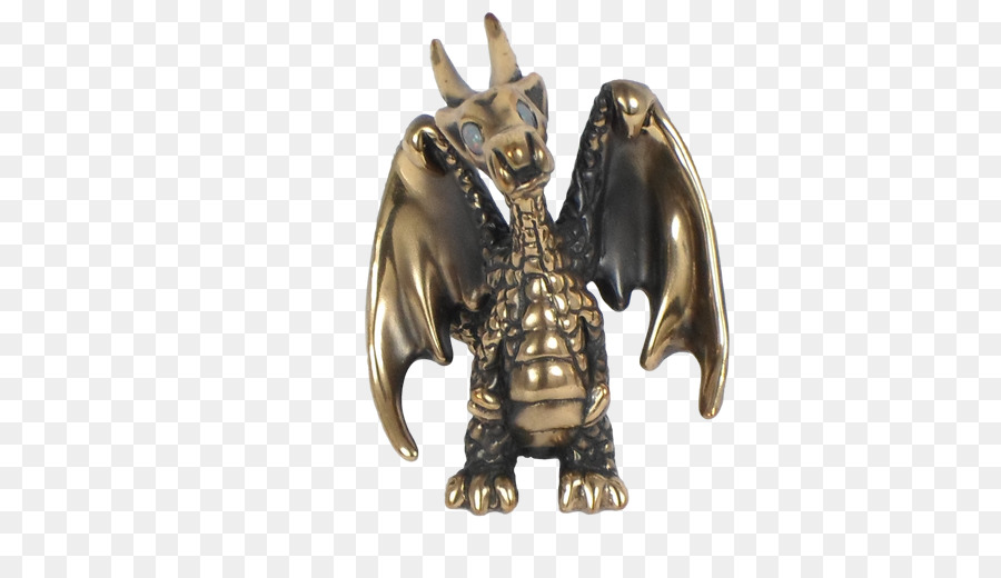 Drago, creatura Leggendaria Bronzo Scultura in Ottone - grande drago