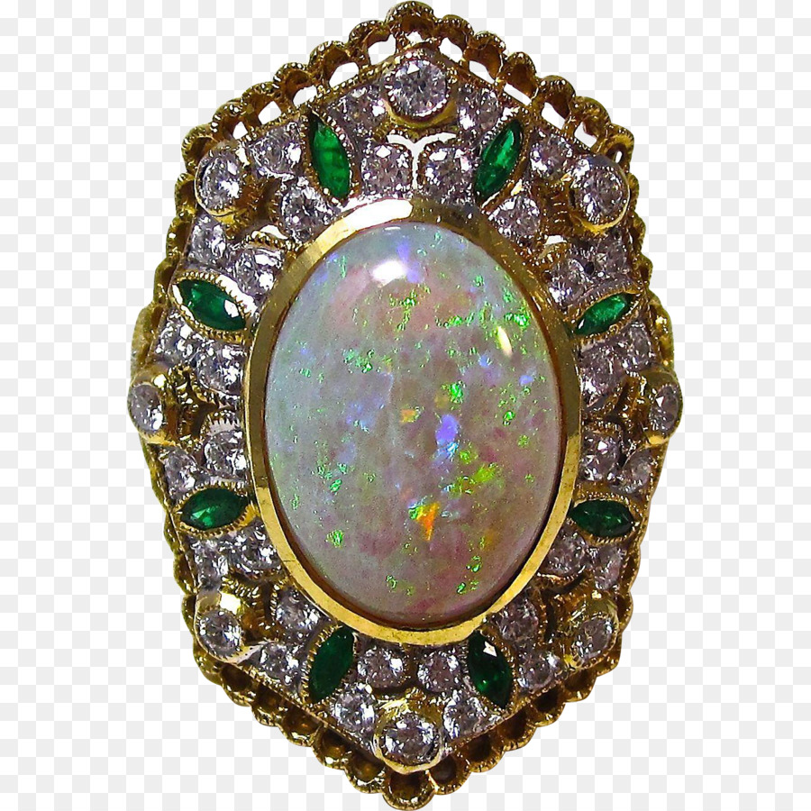 Gioielli Opale anello di Fidanzamento anello di Nozze - cobochon gioielli