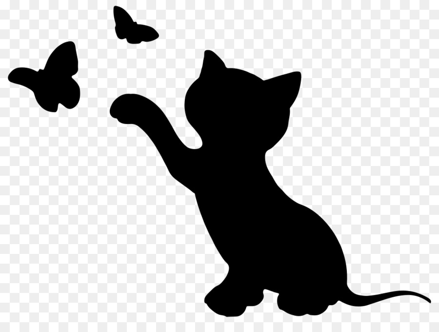 Gattino Cat Silhouette Clip art - Gatto domestico