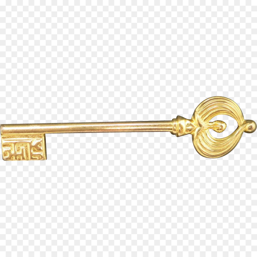 Gioielli Oro Abbigliamento Accessori chiave di Scheletro di Metallo - chiave d'oro