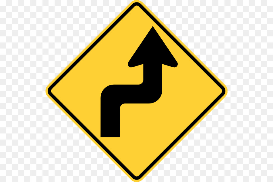 Cartello di avvertimento curva Inversa Manuale Uniforme del Traffico Dispositivi di Controllo del Traffico segno - presentazione