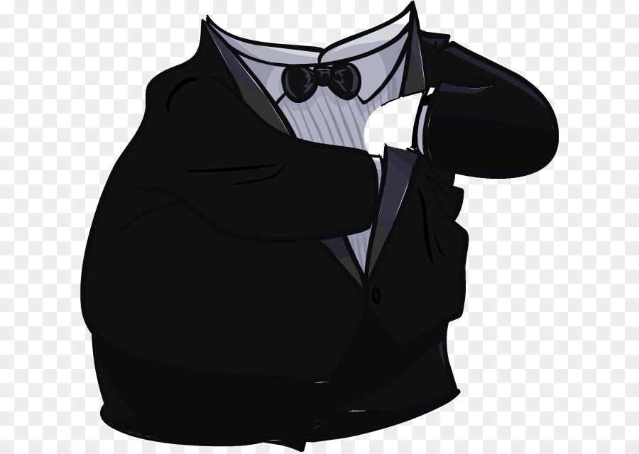 Club Penguin Zeichnung Bekleidung Oberbekleidung - dunkler Anzug