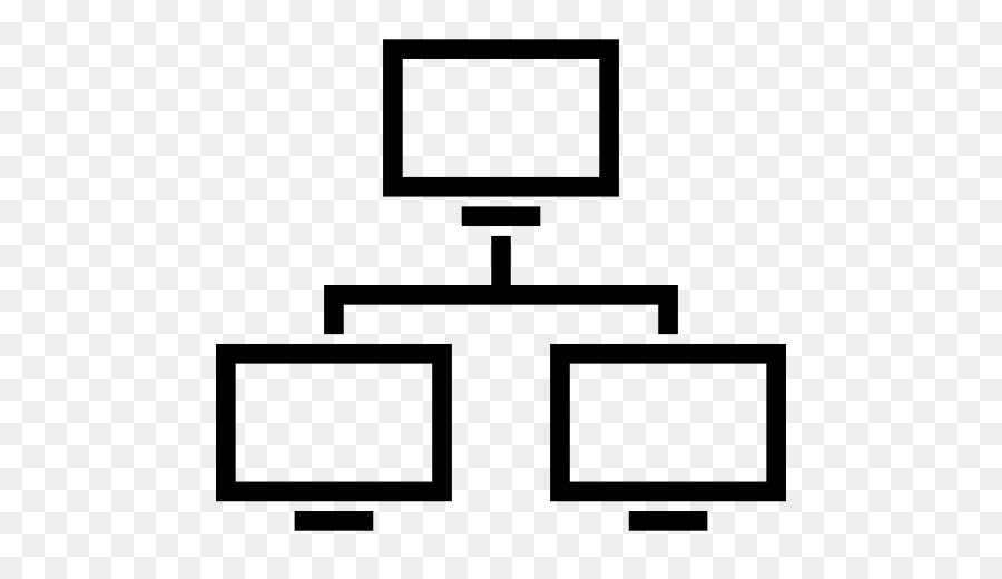 Organizzazione gerarchica Computer le Icone di Sistema di Computer di Software di Business - la tecnologia di internet