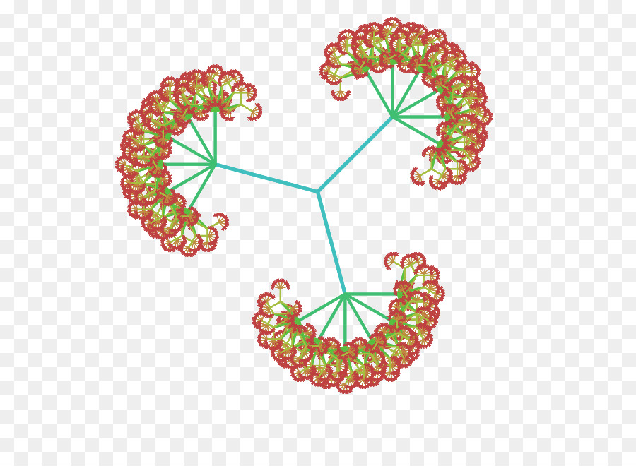 Frattale indice ad albero di Ricorsione Forma - la geometria frattale