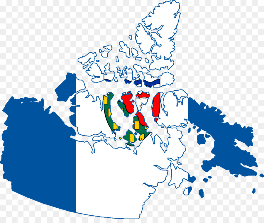 Bắc cực canada quần Đảo Tỉnh và lãnh thổ của Canada Véc tơ bản Đồ - 