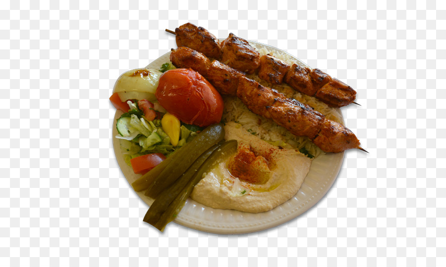 Sahara Falafel Souvlaki, Griechische Küche Kebab Pincho - chiken kebab
