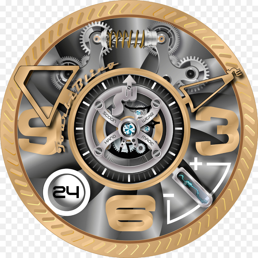 Clock face Moto 360 (2nd generation) Smartwatch Zifferblatt - Reise Runde