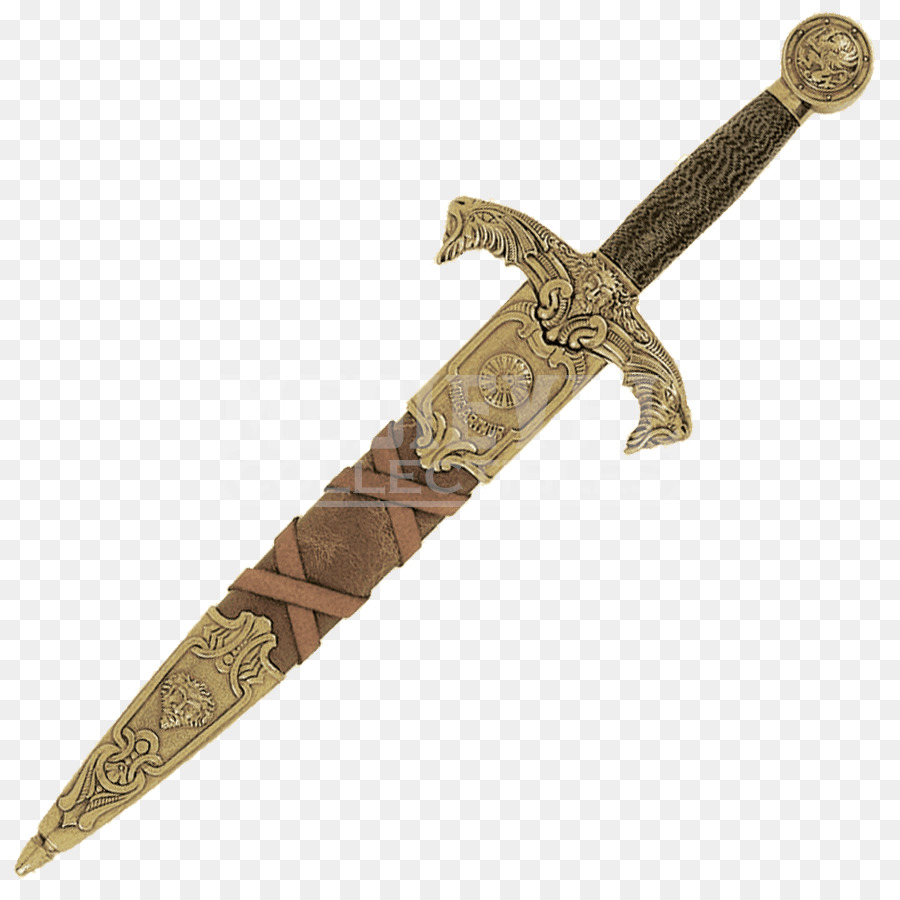 König Artus, Dolch, Messer, Schwert, Schwertscheide - Münzen clipart