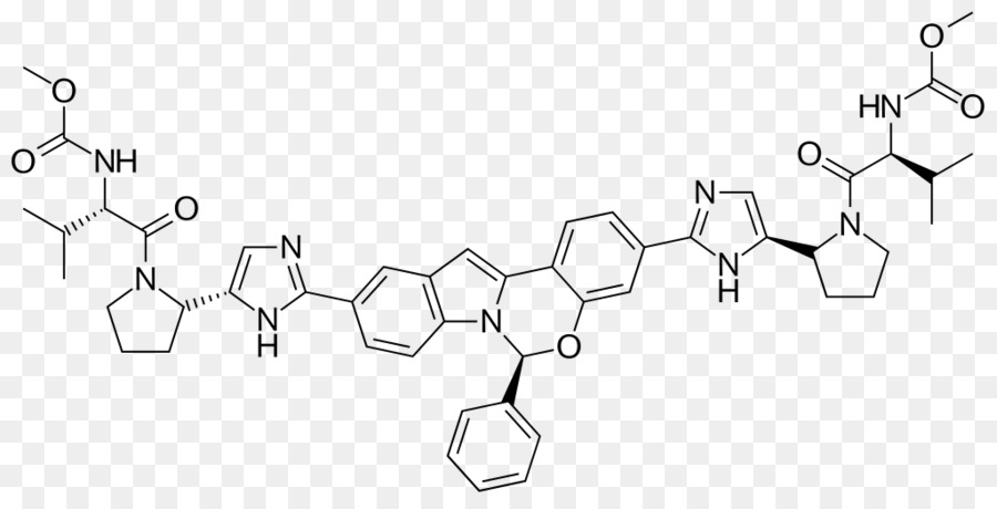 Gan C virus Elbasvir/grazoprevir NS5A Dược phẩm, thuốc - kết cấu kết hợp