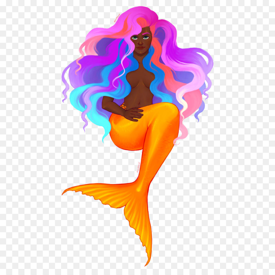 Meer Hexe Illustrator Meerjungfrau-Kunst-Konzept - mermaid Schuppen