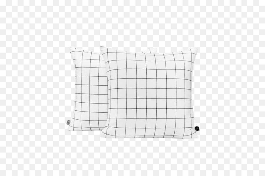 Cuscini Cuscino - in bianco e nero griglia