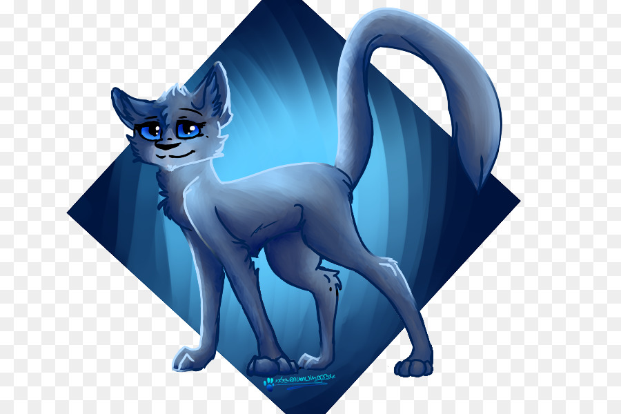 Katze Blue Star Prophezeiung Krieger Kätzchen - transparente Schattierung