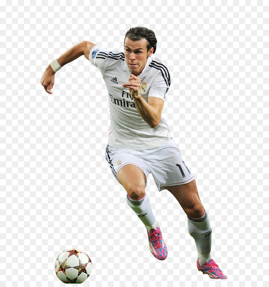 Gareth Bale-Fußball-Spieler von Real Madrid C. F. Sport-Football-Spieler - Ballen
