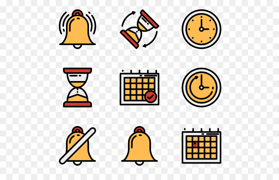 Icone del Computer gestione di Eventi Emoticon, clipart - data vettoriale