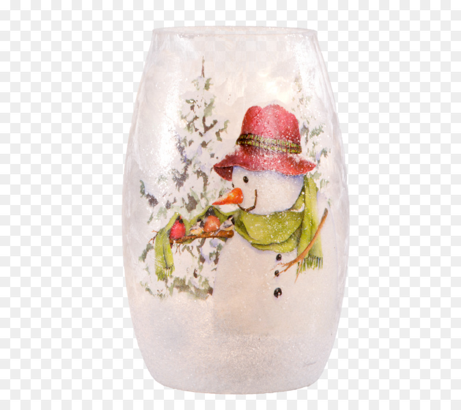 Tisch-Glas-Keramik-Porzellan-Vase - weihnachtliche Atmosphäre