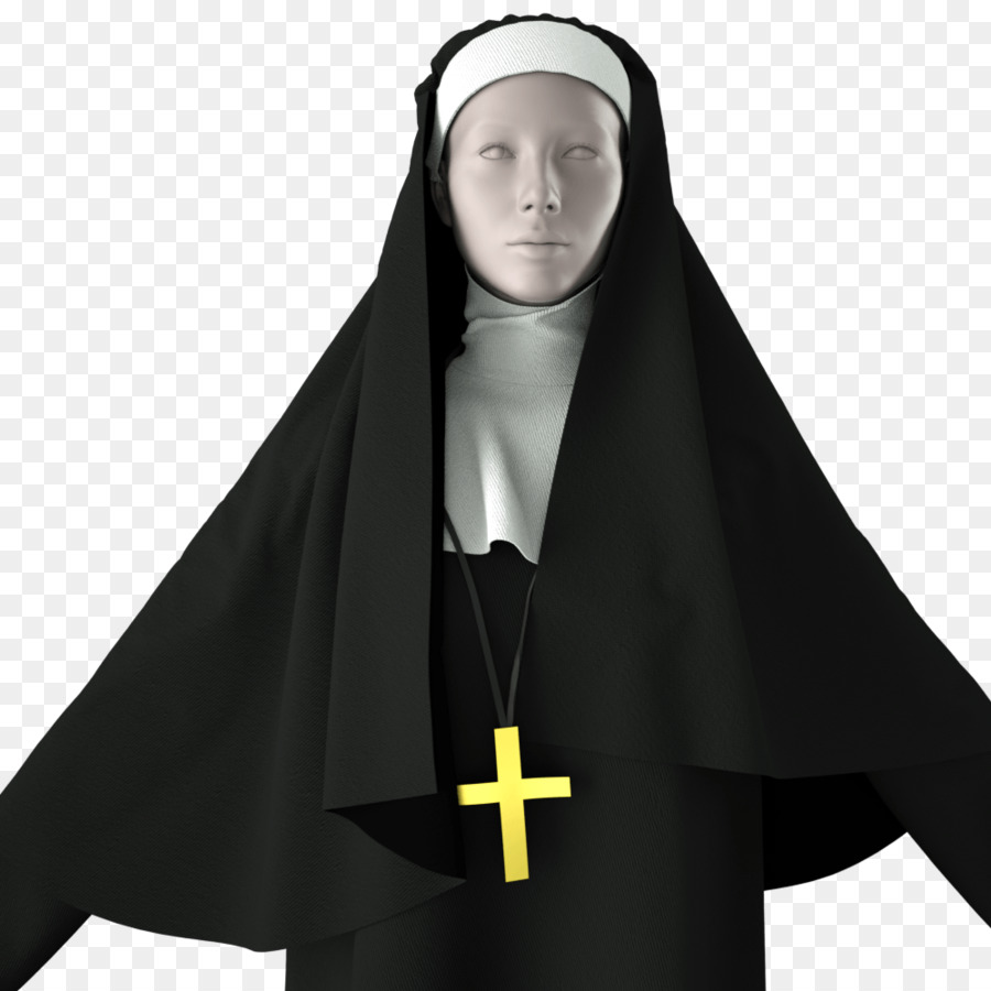 Die Fliegende Nonne Religiöse Gewohnheit, die Kleidung Kostüm - schöne fire cloud