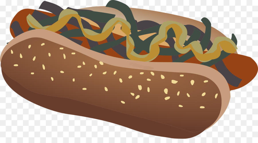 Hot dog, Hamburger Fast food Clip art - hot dog