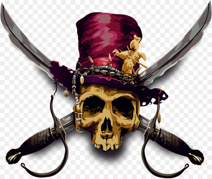 Jolly Roger Buccaneer Pirateria Logo - cappello da pirata