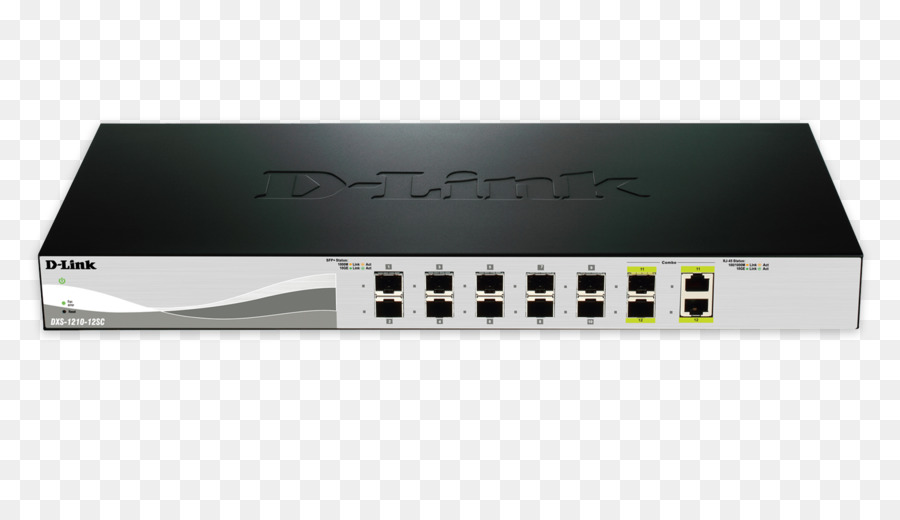 10 Gigabit Ethernet switch di Rete D Link (Small form factor pluggable ricetrasmettitore - Fibra ottica