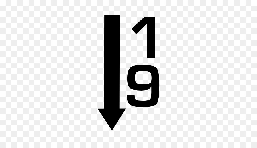 Simbolo algoritmo di Ordinamento Icone del Computer Numero Freccia - Quantità