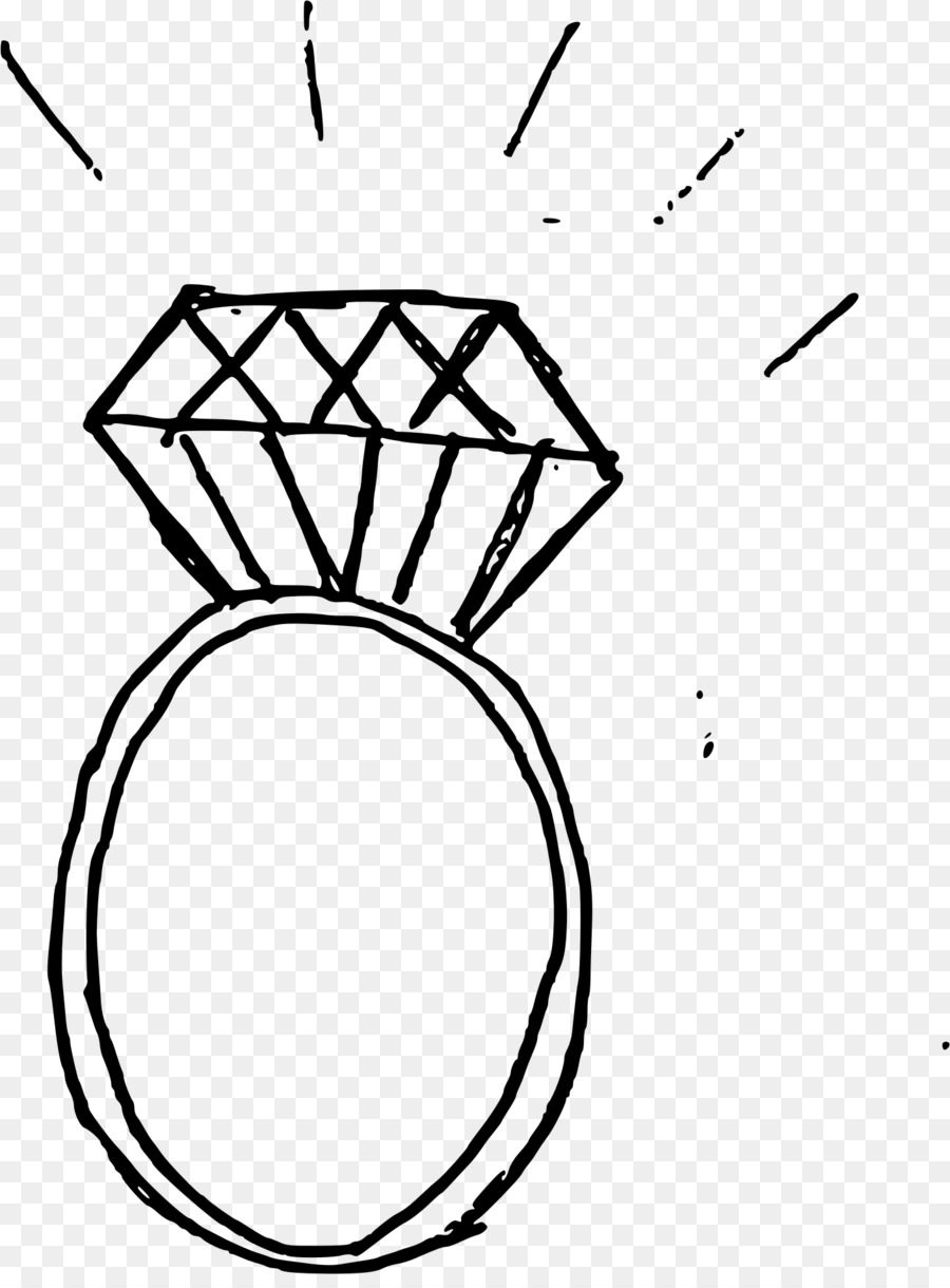 Wedding rings with diamond stock vector. Illustration of outline - 83928015