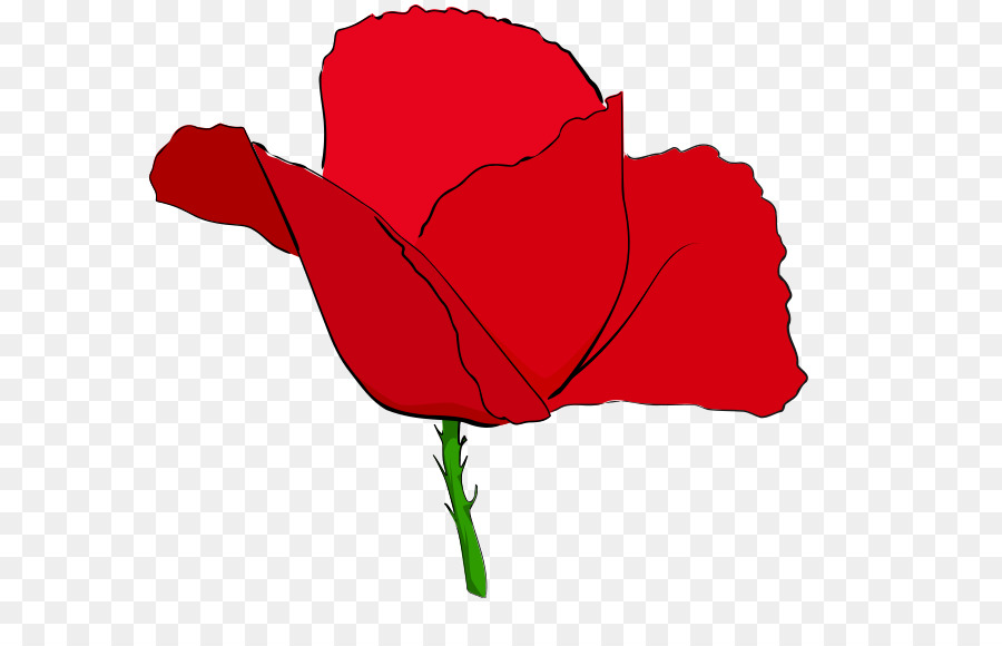 Remembrance poppy Gemeinsamen Mohn clipart - rote Mohnblumen