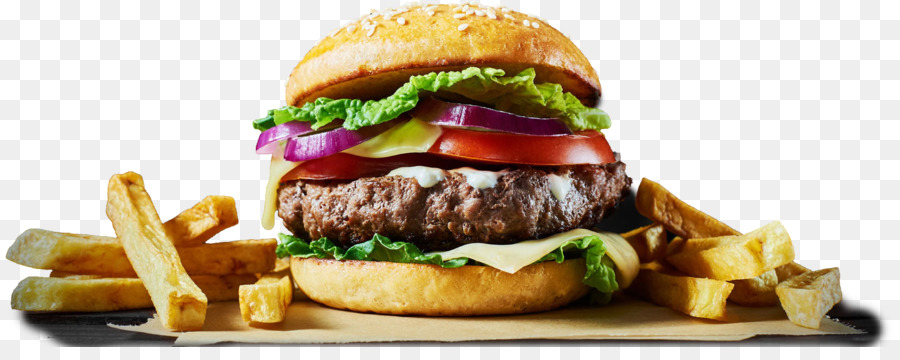 Hamburger mit Pommes Frites Cheeseburger Stock-Fotografie-Food - gourmet Burger
