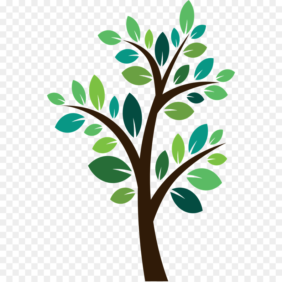 tree with leaves clip art