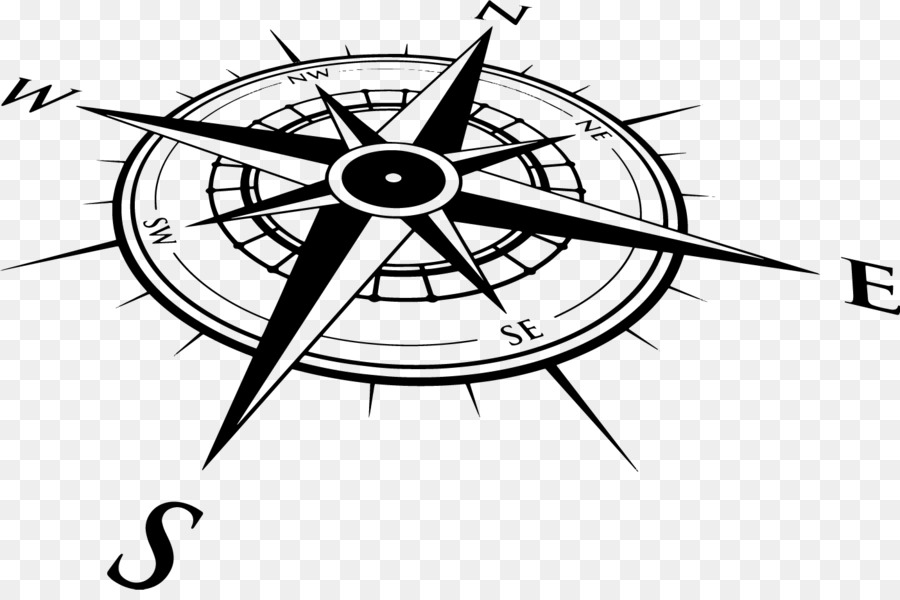 Compass Rose Clip Art - Kompass