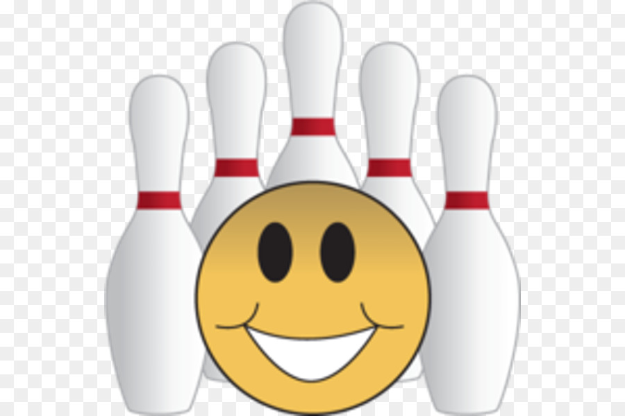 Bowling pin-der Bowling-Kugeln Lächeln - Bowling Spiel, Nacht