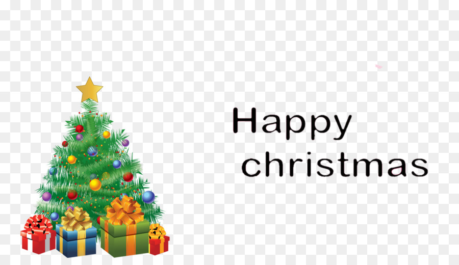 Christmas tree Santa Claus Weihnachten Dekoration clipart - Weihnachten Rahmen