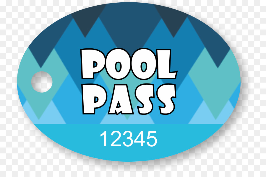 Bể bơi màu Xanh Bơi vòng Logo - màu xanh ký thẻ
