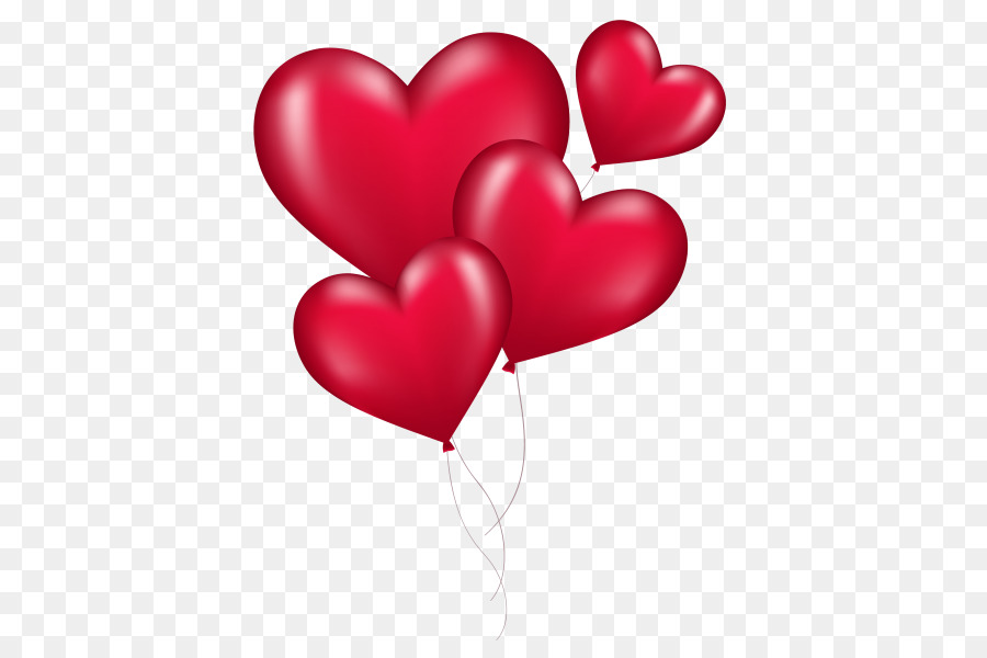 Ballon Herz Clip art - romantische Ballon