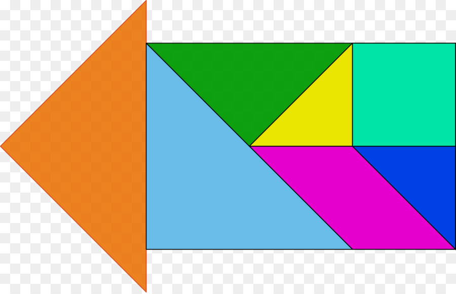 Tangram-Puzzle Geometrische Form Quadrat Parallelogramm - andere