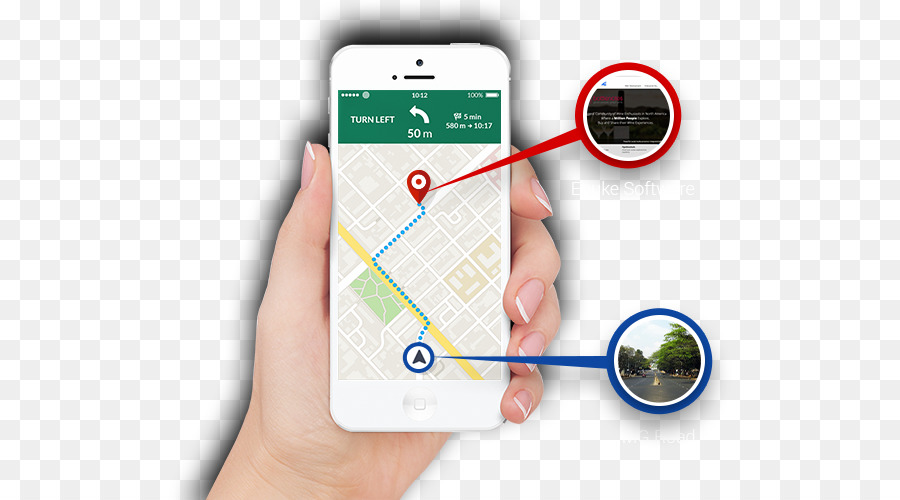 Global Positioning System Mobile-app-Entwicklung, Location-based-service iPhone - mobile navigation Seite