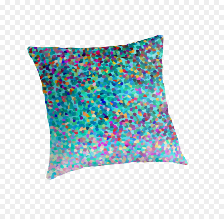 Aqua Cuscini di Tiro di Tela di stampa arte Astratta - multicolore bolla