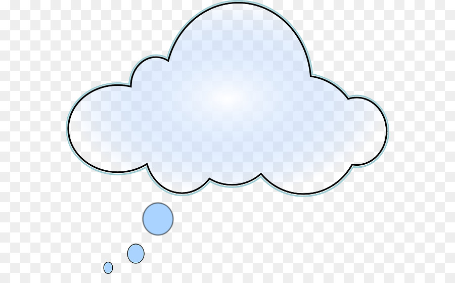 Cloud fumetto clipart - nube