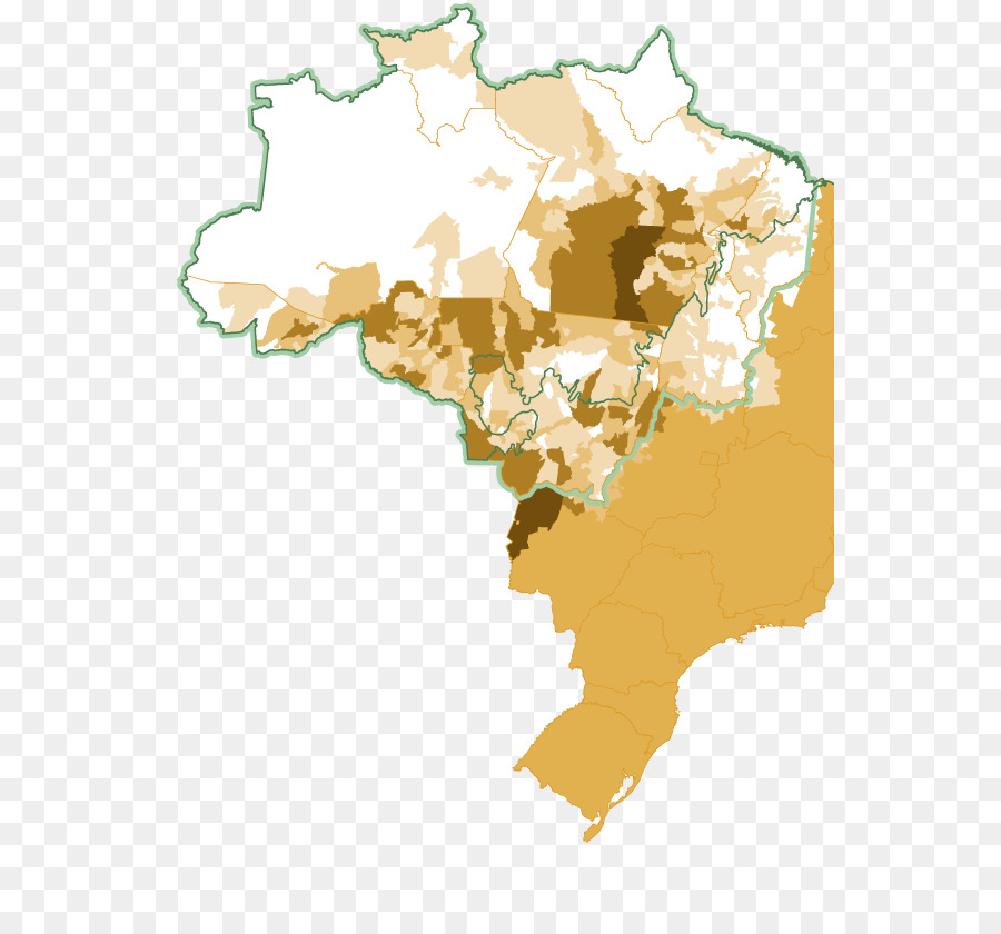 Amazonas-Regenwald-Abholzung-Map mit Wald bedeckt - Amazonas Regenwald