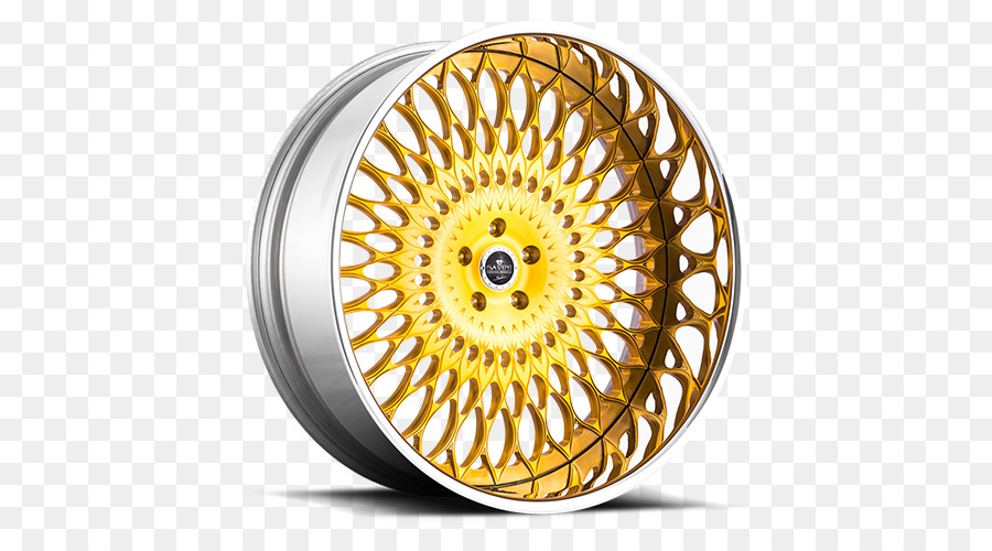Cerchio ruota in lega di metallo Spazzolato Auto - spazzolato oro